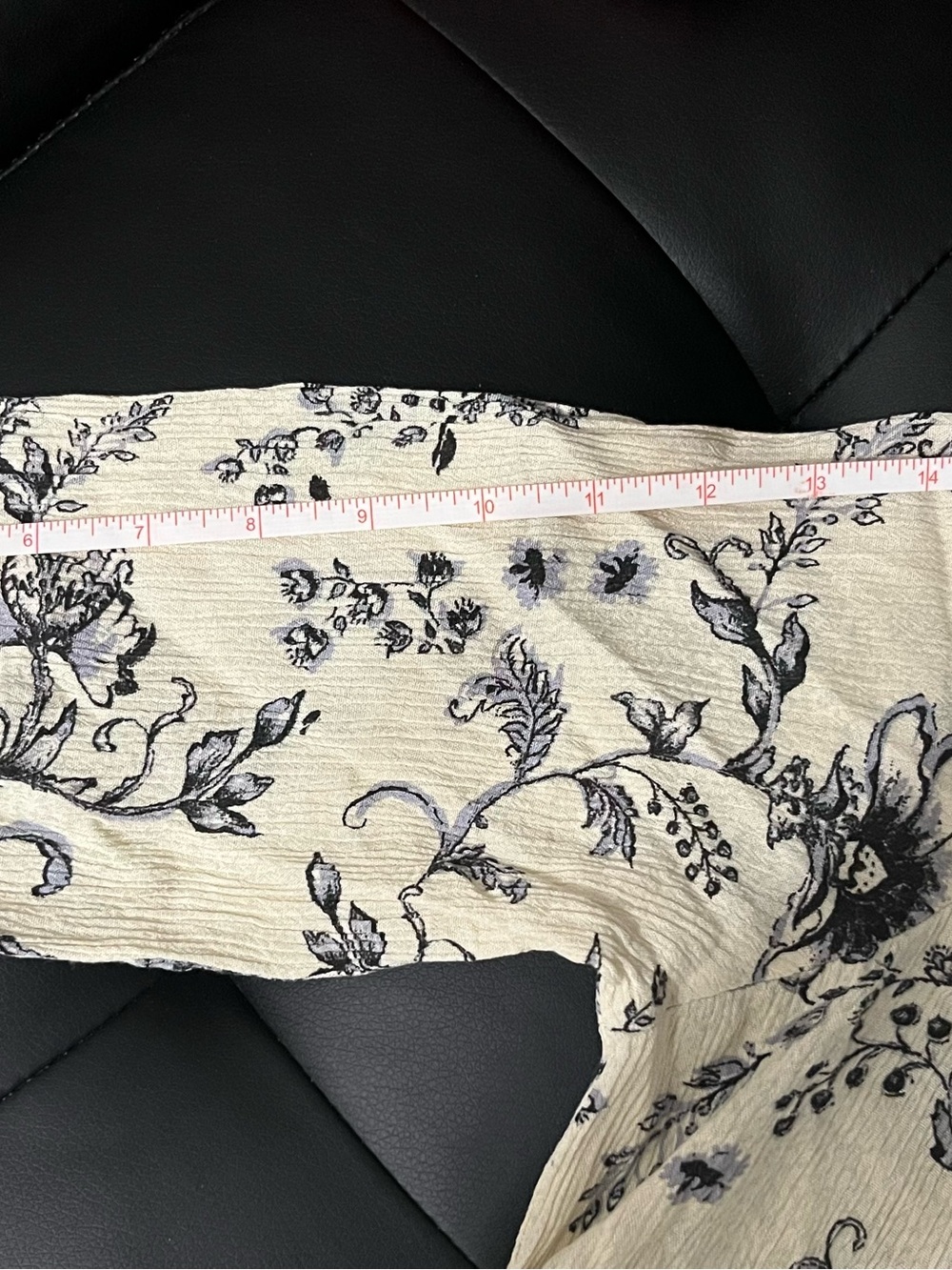 Knox Rose Ivory Maxi Wrap Dress with Black Floral Print and Border - Picture 6 of 8